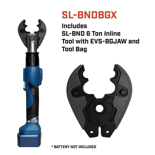 6 Ton Inline Interchangeable Cutter and Crimper with Jaw (SL-BND)