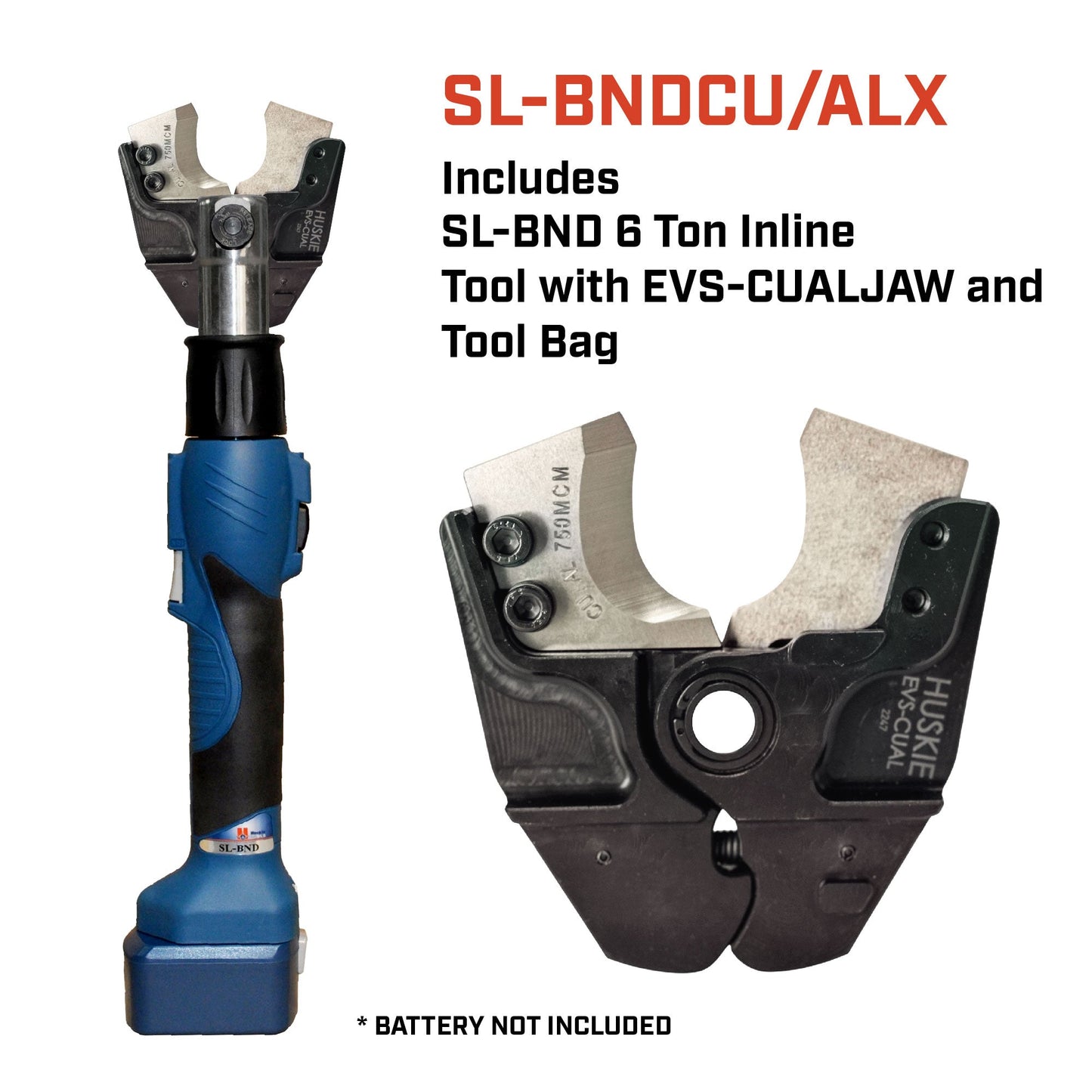 6 Ton Inline Interchangeable Cutter and Crimper with Jaw (SL-BND)