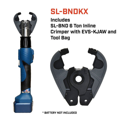 6 Ton Inline Interchangeable Cutter and Crimper with Jaw (SL-BND)