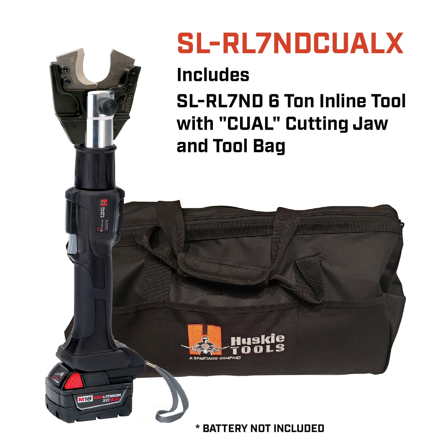 6 Ton Inline Interchangeable Cutter and Crimper with Jaw (SL-RL7ND)