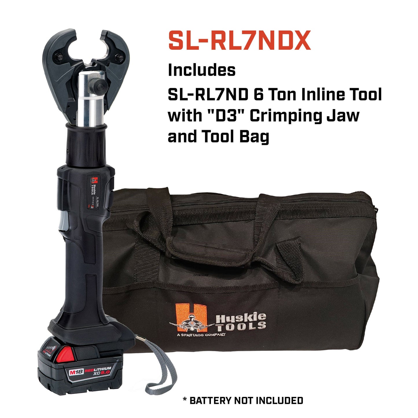 6 Ton Inline Interchangeable Cutter and Crimper with Jaw (SL-RL7ND)